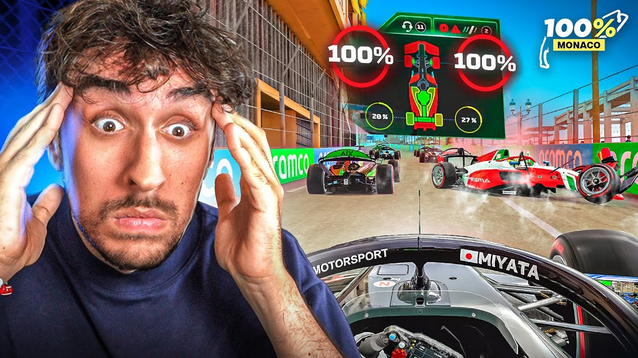 MON DERNIER 100% SUR F1 24 (et le pire..) - 100% Monaco F1 24