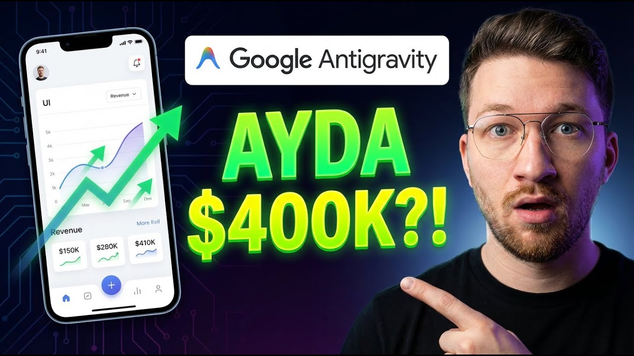 Ayda $400K Kazanan Mobil Uygulamayı Klonladım (Google Antigravity)