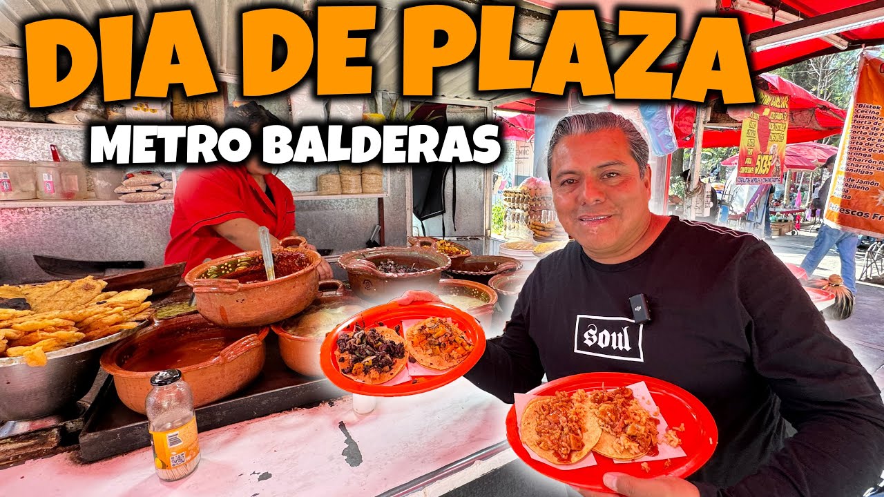 Mega TACOS de CAZUELA, Hot Wheels y m&aacute;s en Tianguis del METRO Balderas