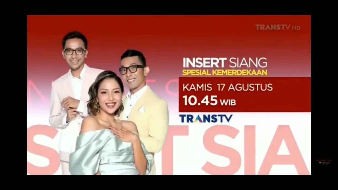 Promo Insert Siang Spesial Kemerdekaan Trans TV