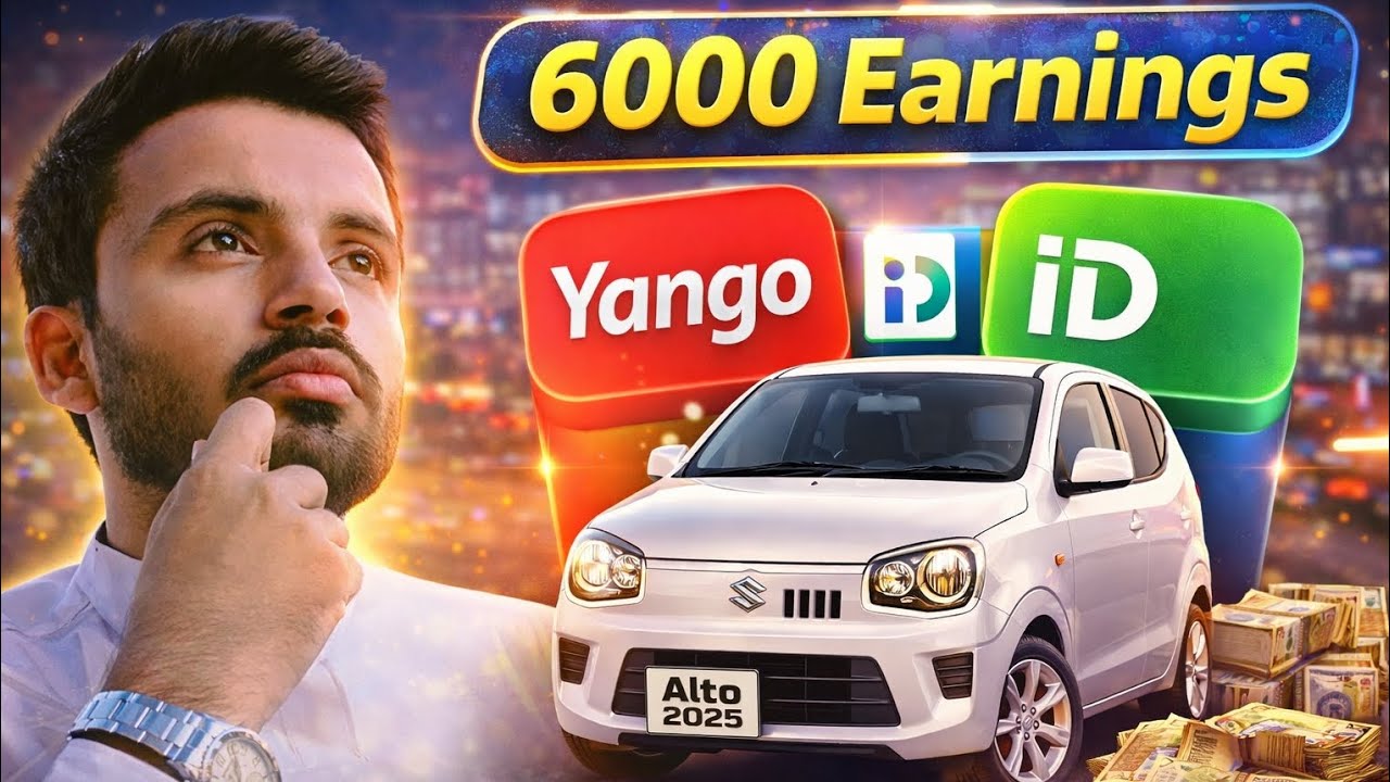 6000 Earnings in One Day 😱 | Yango & InDrive Karachi