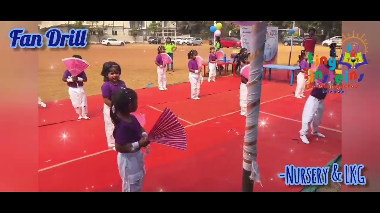 Sports Day 2025-26 at Tiny Einstein's preschool, Kirbhat, Nuvem-Goa.