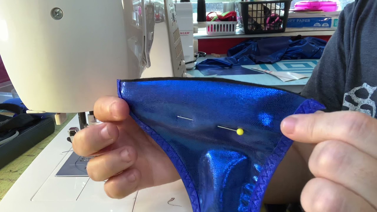 DIY a Y back thong using 5/8” FOE.
