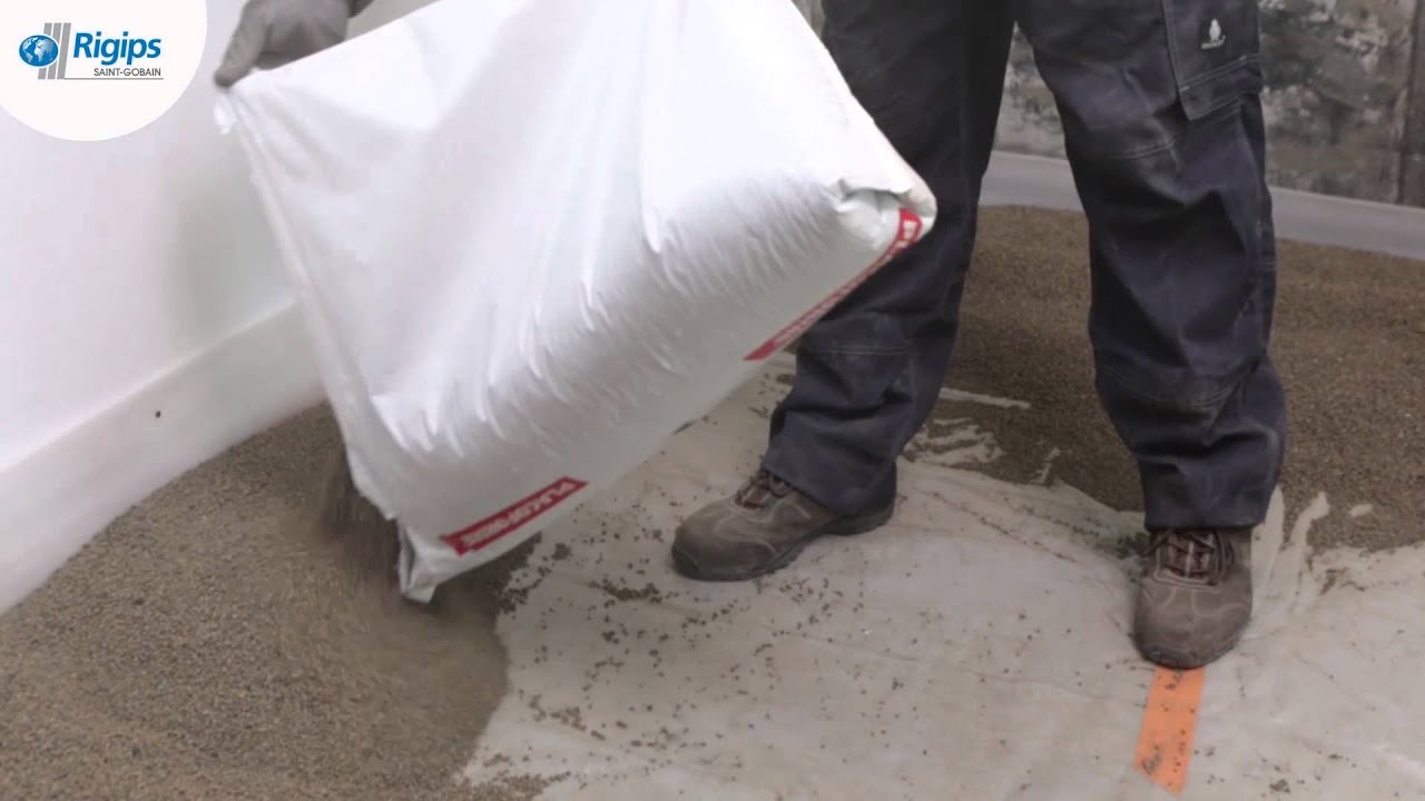 Cum se face &ndash; Sapa uscata Rigidur pentru protectie la zgomot