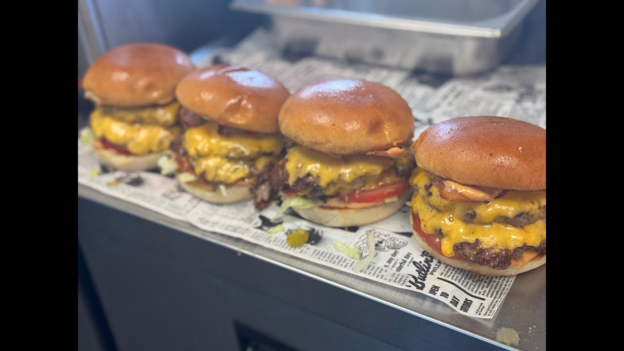 POV: Making 5 Perfect Double Cheeseburger Meals for My Customer