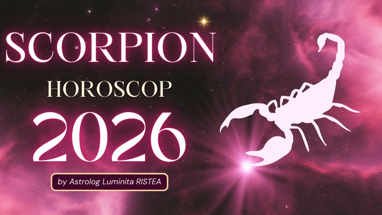 ♏SCORPION &ndash;  2026 - Anul &icirc;n care te cureți, te reconstruiești și renaști- HOROSCOP #scorpion  #2026