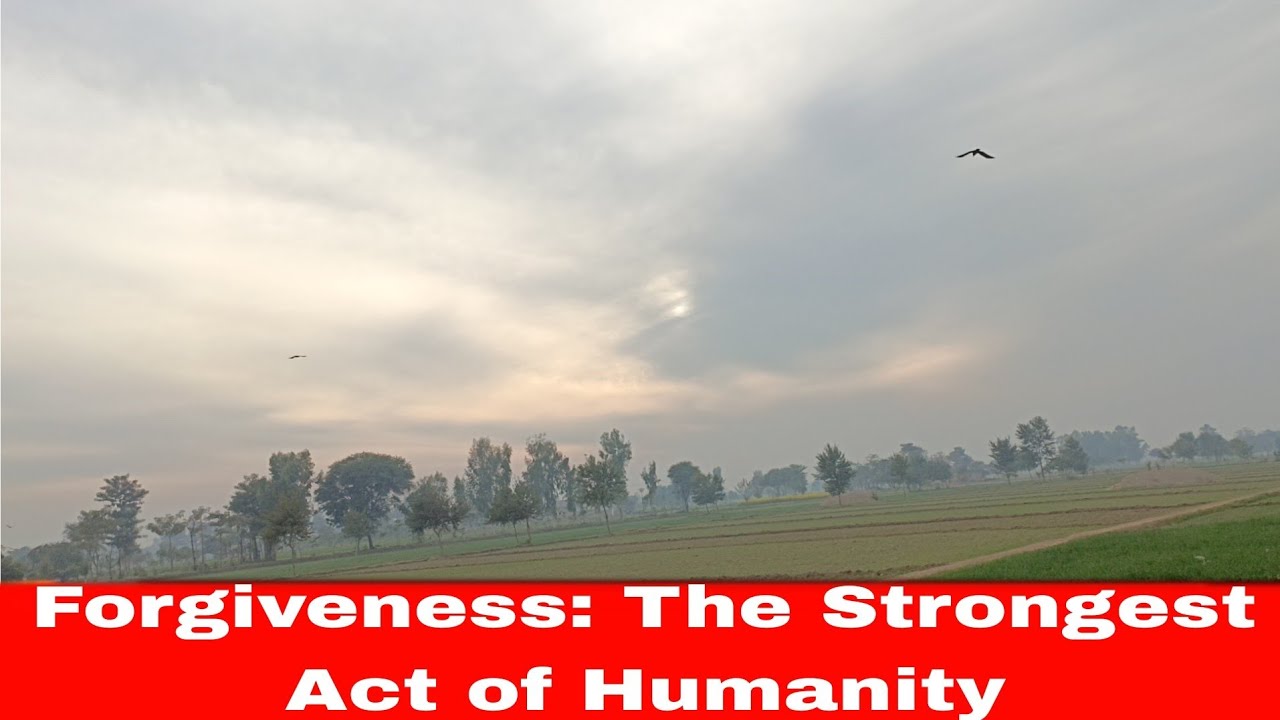 Forgiveness: The Strongest Act of Humanity||معاف کر دینا کیوں بڑا پن ہے؟ ایک سبق آموز پیغام