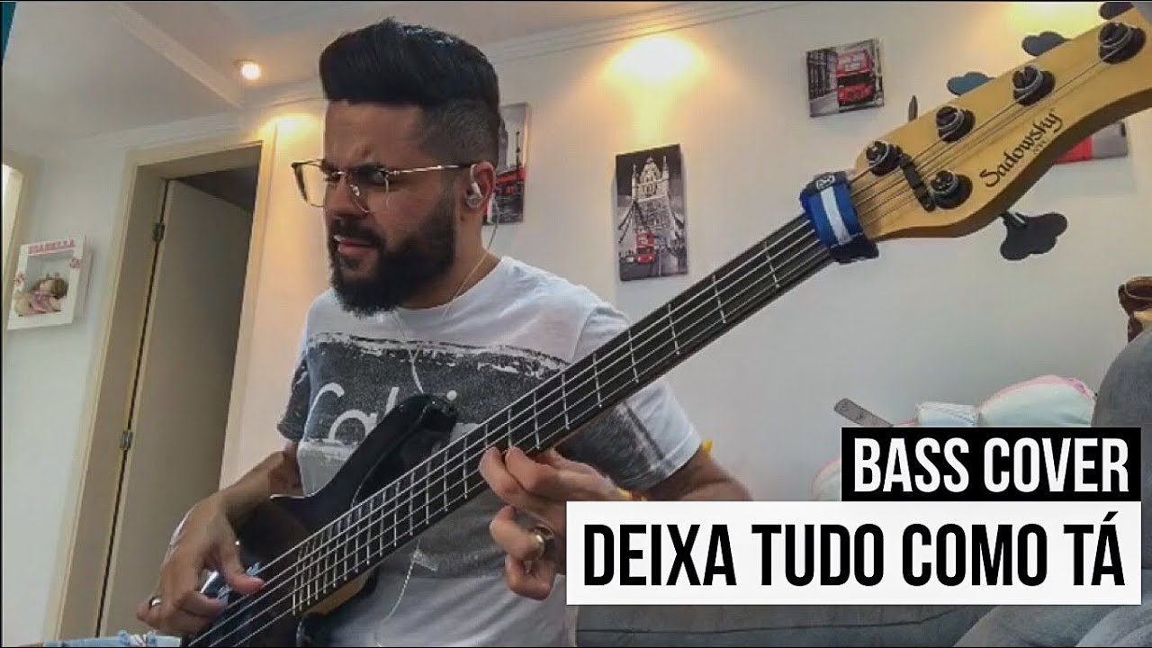 DEIXA TUDO COMO T&Aacute;  | BASS COVER | THIAGUINHO - ViniBass&reg;  HD
