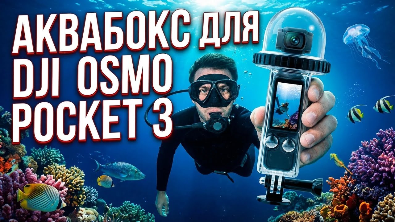 Водонепроницаемый чехол для dji pocket 3
