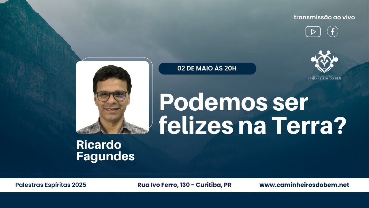 Podemos ser felizes na Terra? | Ricardo Fagundes | 02/05/2025