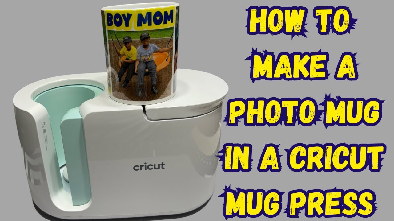 How to make photo mugs using sublimation : step by step CRICUT design space tutorial