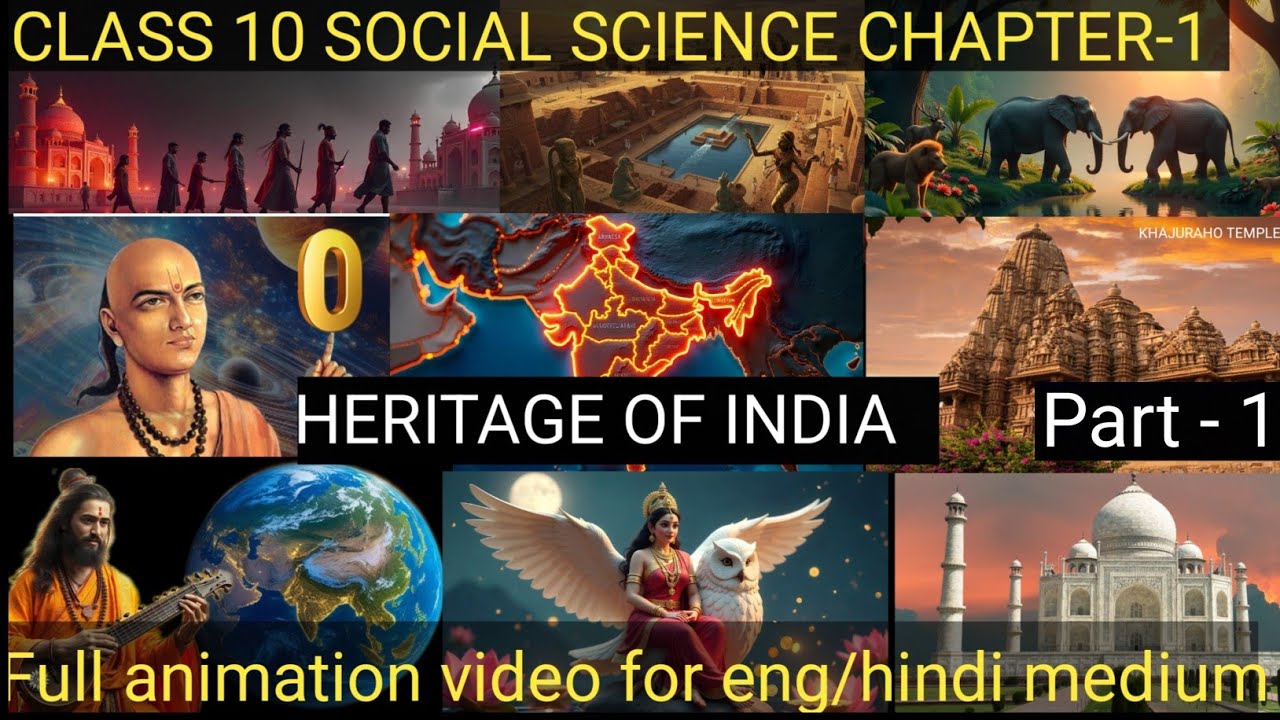 Class 10 Social Science /Heritage of India chapter 1 / GBSCE (SST English and Hindi medium)