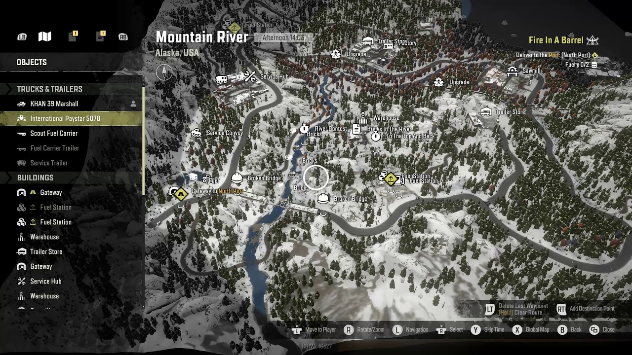 SnowRunner | Mountain River Alaska | Full Map
