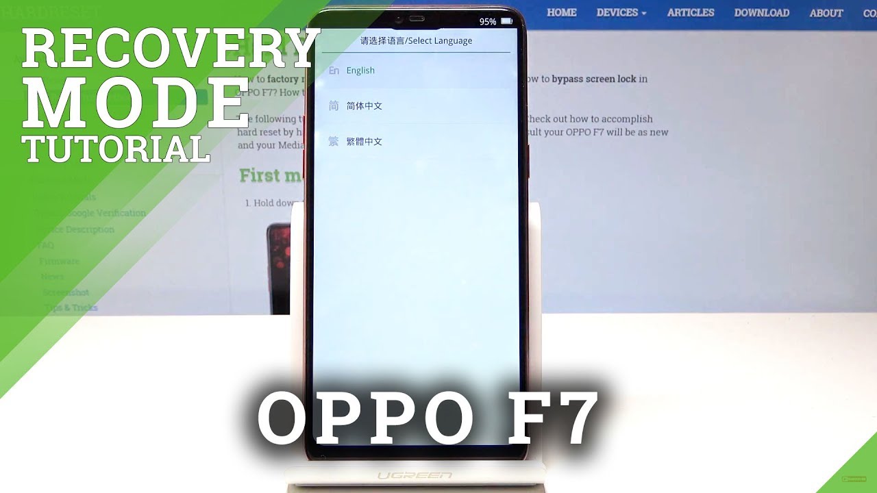 How to Wipe Data in OPPO F7 - Restore Defaults / Factory Reset by Recovery Mode