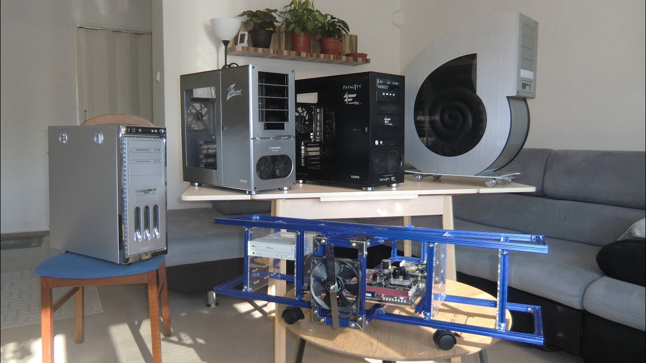 building acryl cube case + checking LIAN-LI PC-777, ZALMAN GT 1000