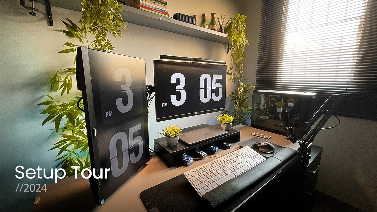TOUR PELO MEU SETUP I Design & Produtividade