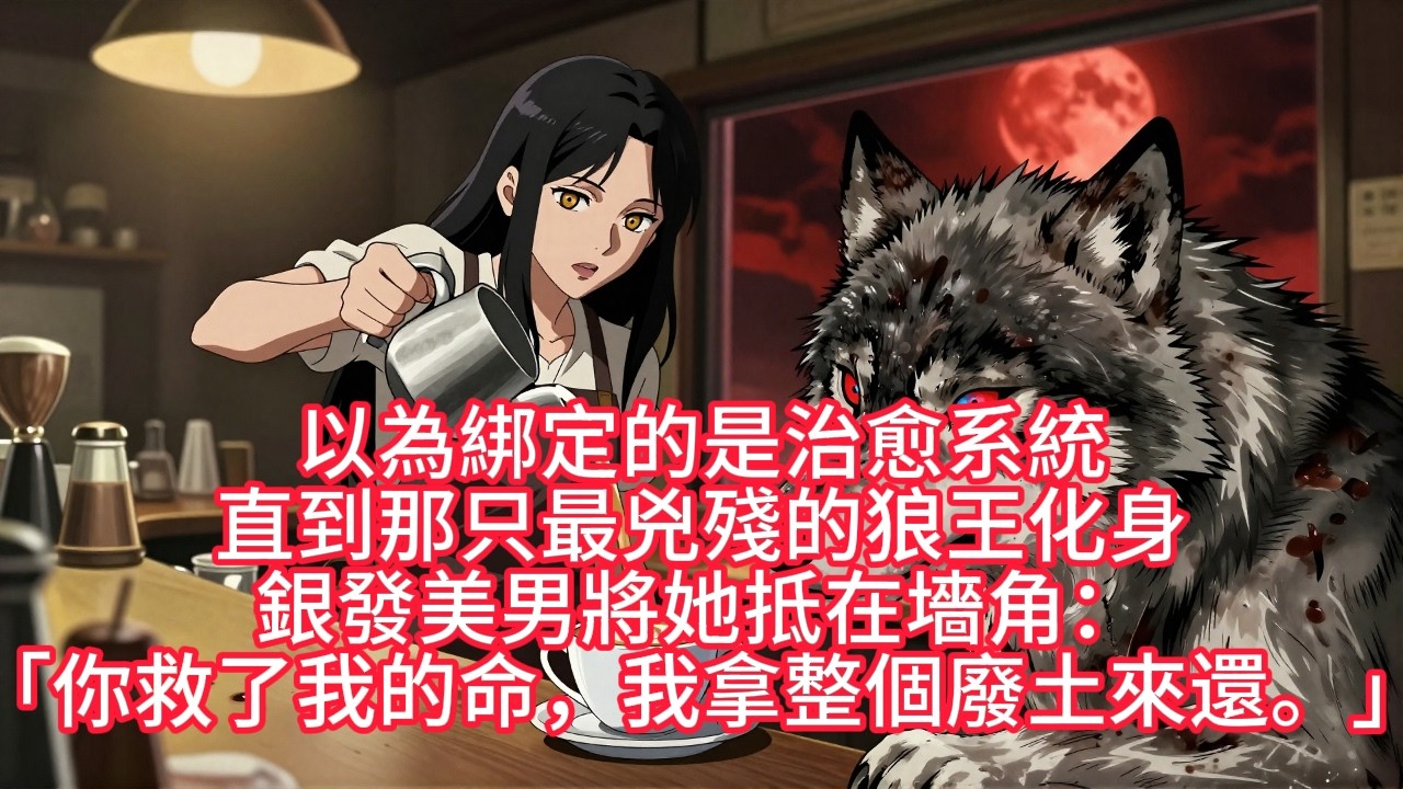 「完結」系統讓我滅世，我偏要手沖咖啡,當人類軍隊企圖強拆咖啡館時，他們絕望地發現，店裏的常客，全是傳說中的滅世級大佬！#廢土生存 #異獸萌寵 #反轉神作
