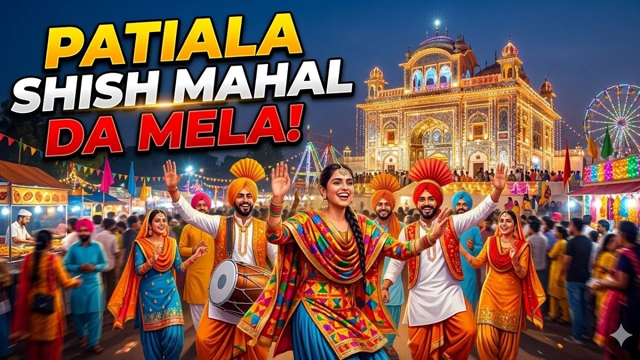 ਪਟਿਆਲਾ ਸ਼ੀਸ਼ ਮਹਿਲ ਦਾ ਮੇਲਾ 2026 | ਇੰਨੀ ਜ਼ਿਆਦਾ ਭੀੜ? 😵😮 🎡✨