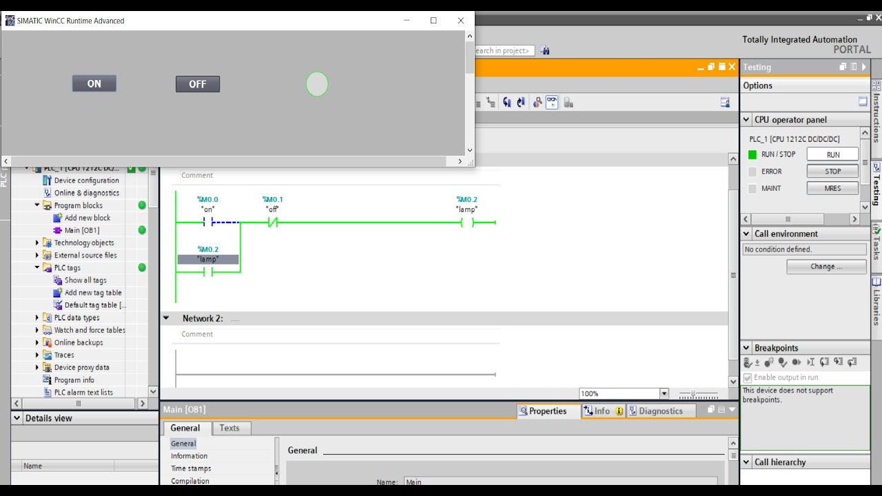 TIA Portal SIMATIC WinCC Runtime Advanced Setup