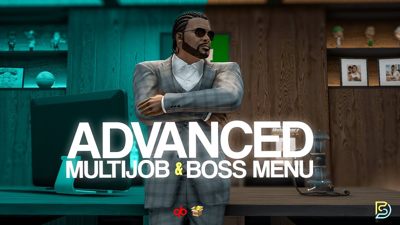 FiveM Script - Advanced Multijob & Boss Menu - QBCORE, QBOX