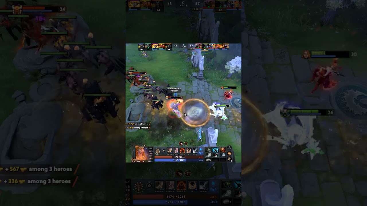 When They Try to Stop Lina #dota2 #дота #shorts