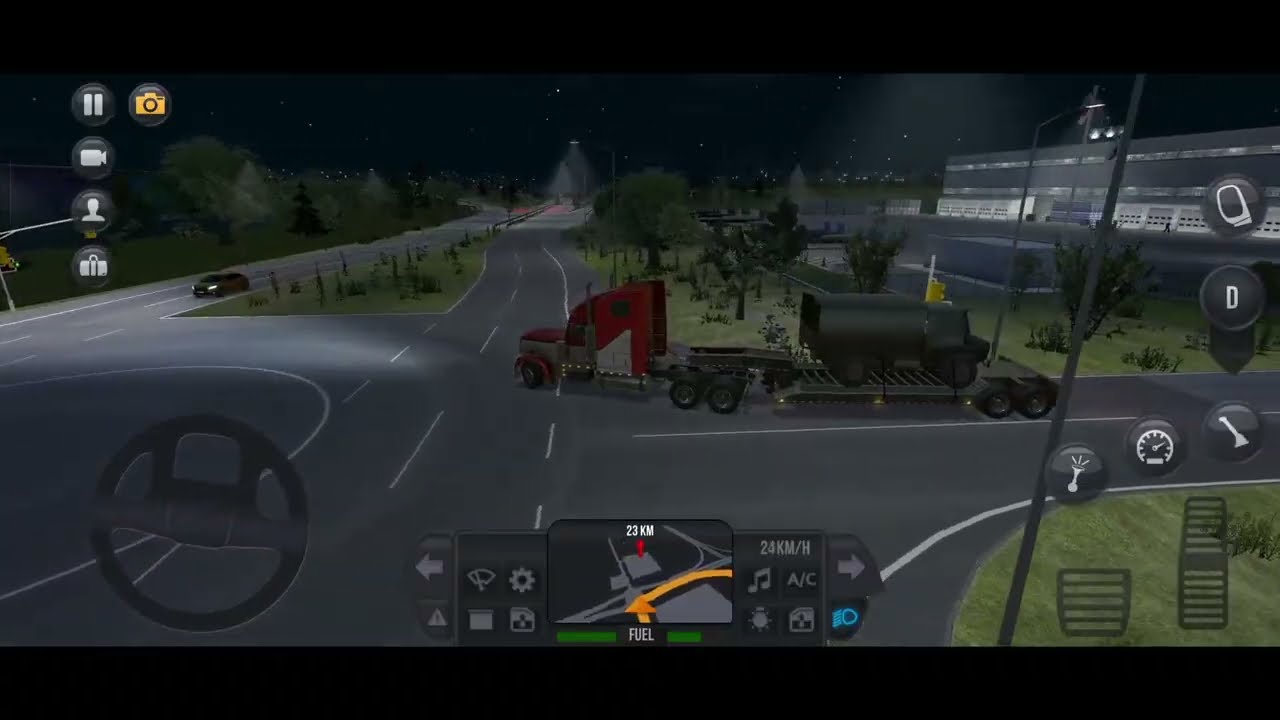Truck simulator ultimate || heavy militry vehicle || truck simulator 