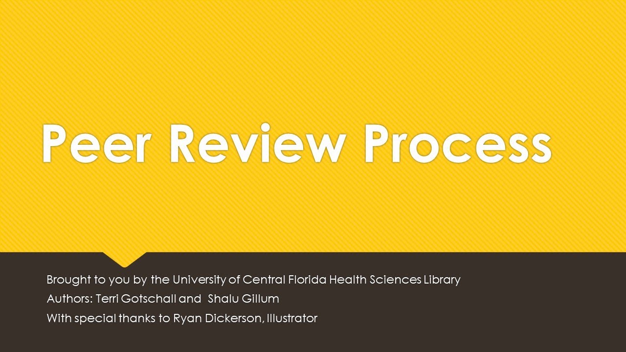 Peer Review Process