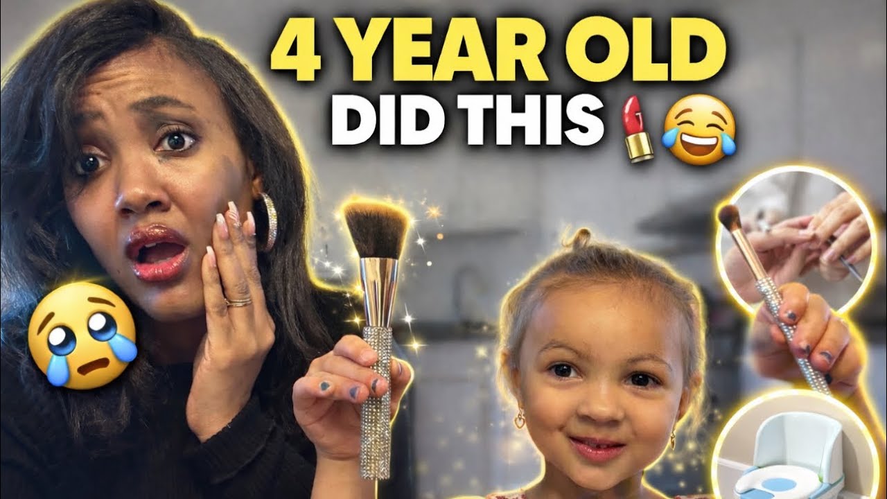 My 4 Year Old Did My Makeup… And Potty Training Day 3 Got WILD 💄😂🚽