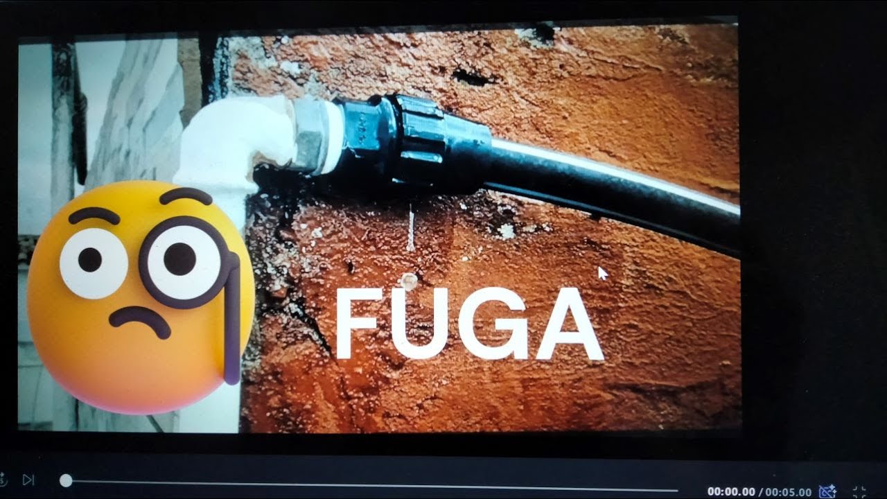 como reparar fuga de agua en accesorio de tubo de polietileno