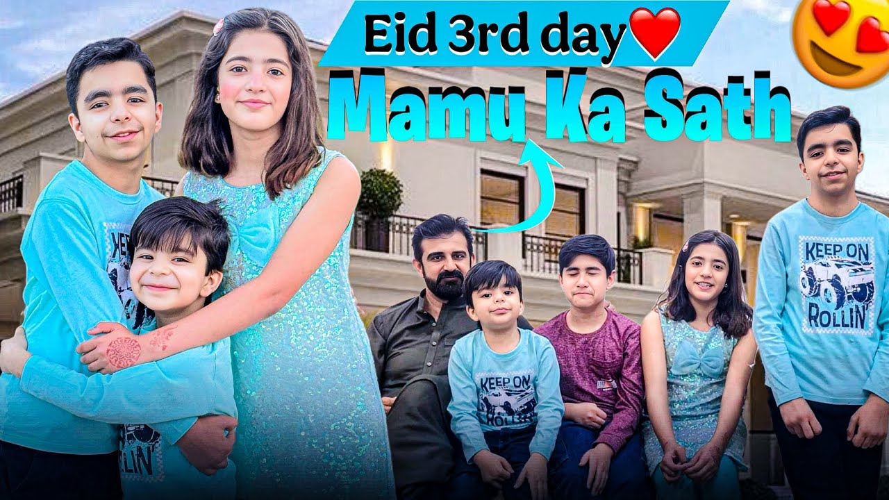 Eid Day 3 with Mamu! | Family Fun & Food | hoorainasifvlogs