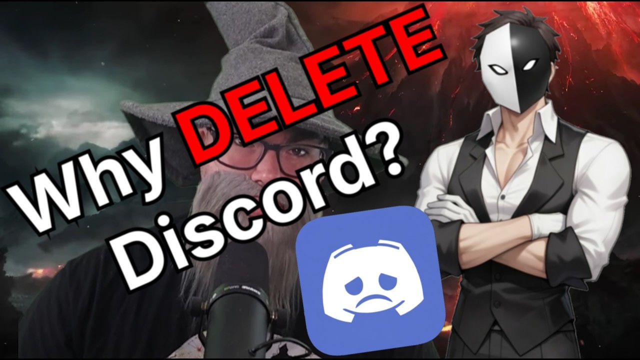 The Wizard is telling you to DELETE Discord - An intellectual reacts to Real Life Fake Wizard