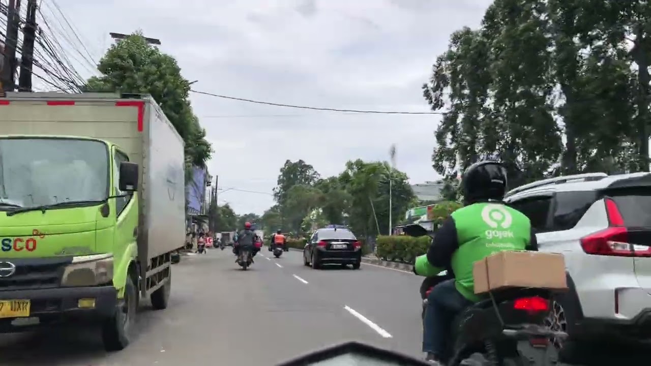 Suasana jalan sore dari Buaran sampai Neroktog | Tangerang