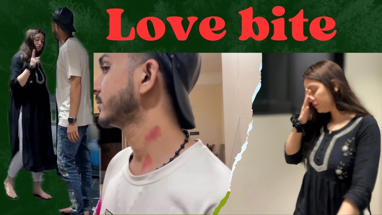REHMAN KO DIYA KISE LADKI NE LOVEBITE 😳😱 / REHMANMALIK / MUSKANMALIK