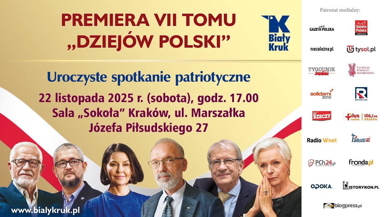 PREMIERA VII TOMU DZIEJ&Oacute;W POLSKI. NOWAK, ZIEMKIEWICZ, ROSZKOWSKI, PIETRZAK, POPEK, ŁABONARSKA