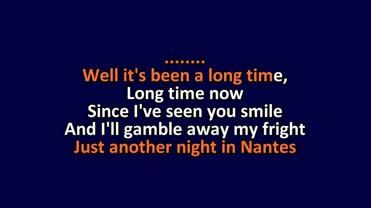 Beirut - Nantes - Karaoke Instrumental Lyrics - ObsKure