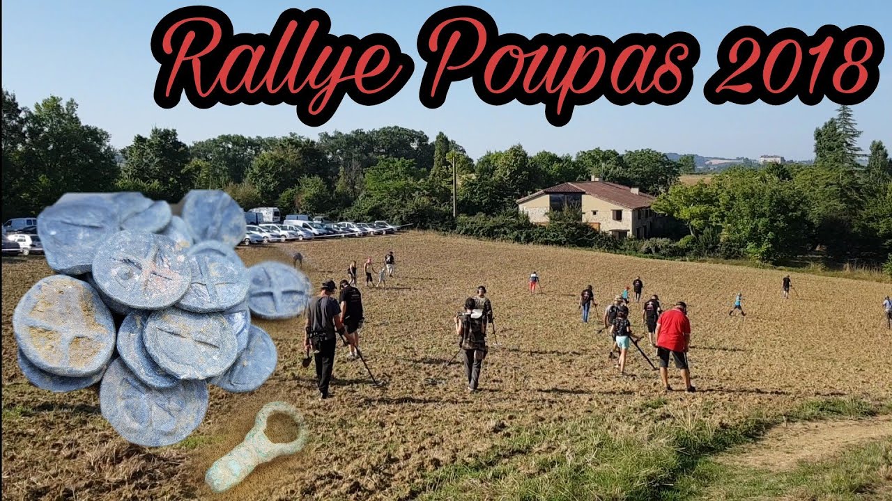 ENORME RALLYE DETECTION !!!!! POUPAS 2018
