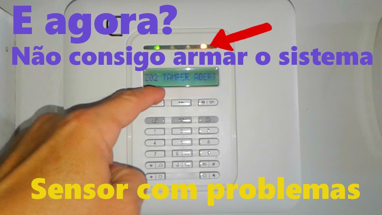 Como inibir zonas na visonic power master 10