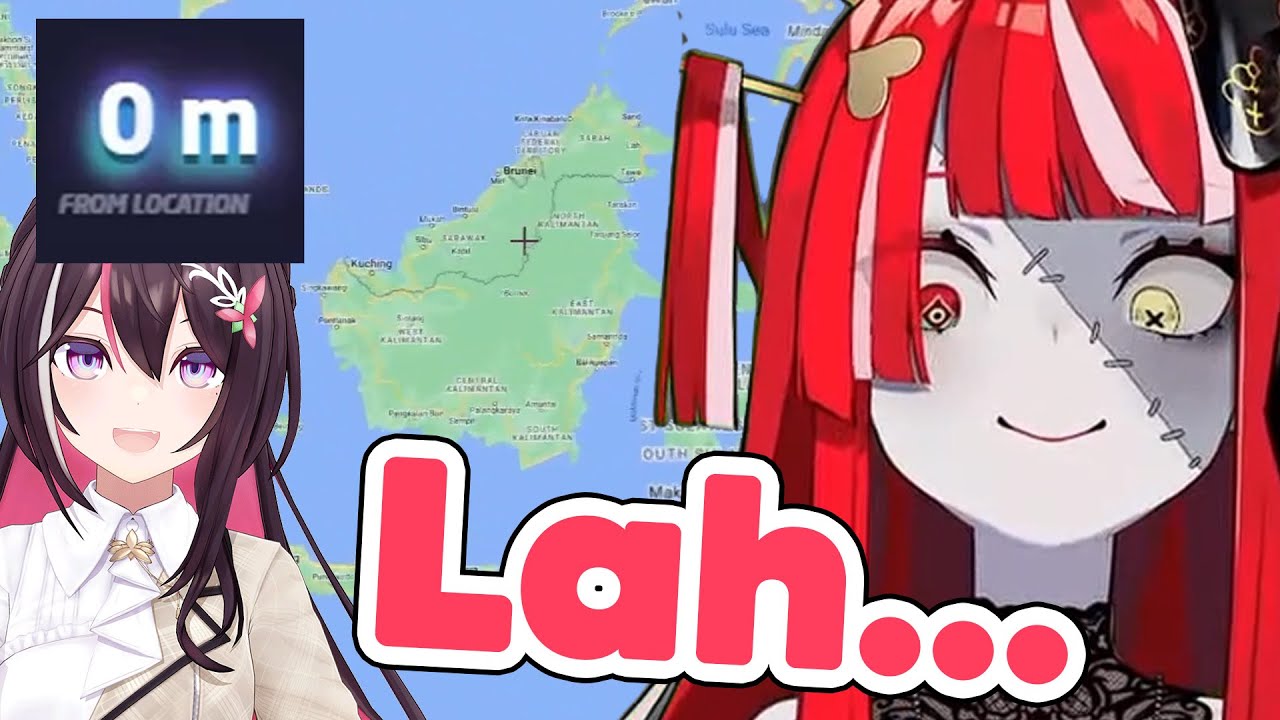 Ollie terheran ketika Azki dapet 0 Meter di Geoguessr Map Indonesia