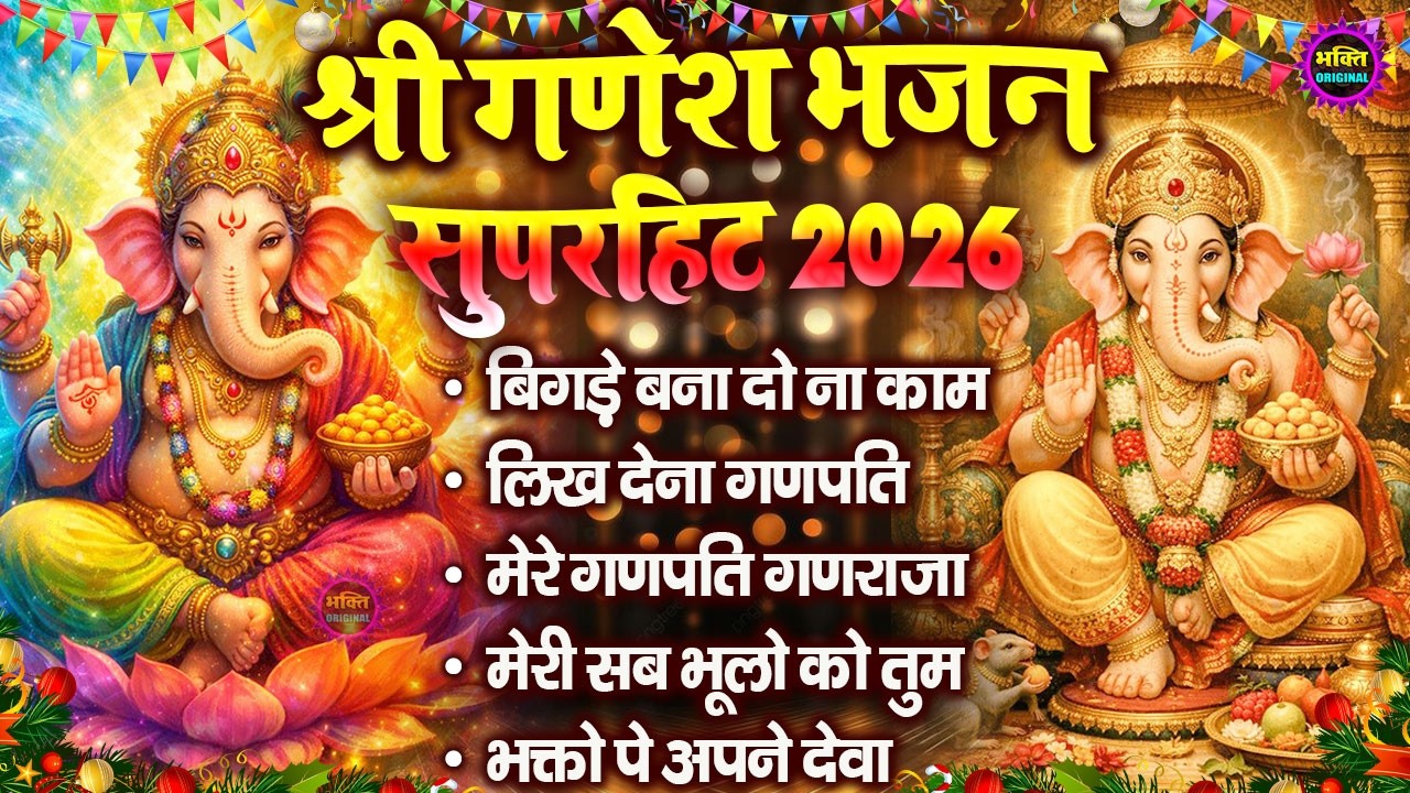 2026 Nonstop Ganesh Bhajan | नॉनस्टॉप गणेश भजन |  Ganpati Baba Latest Bhajan 2026 | Nonstop bhajan