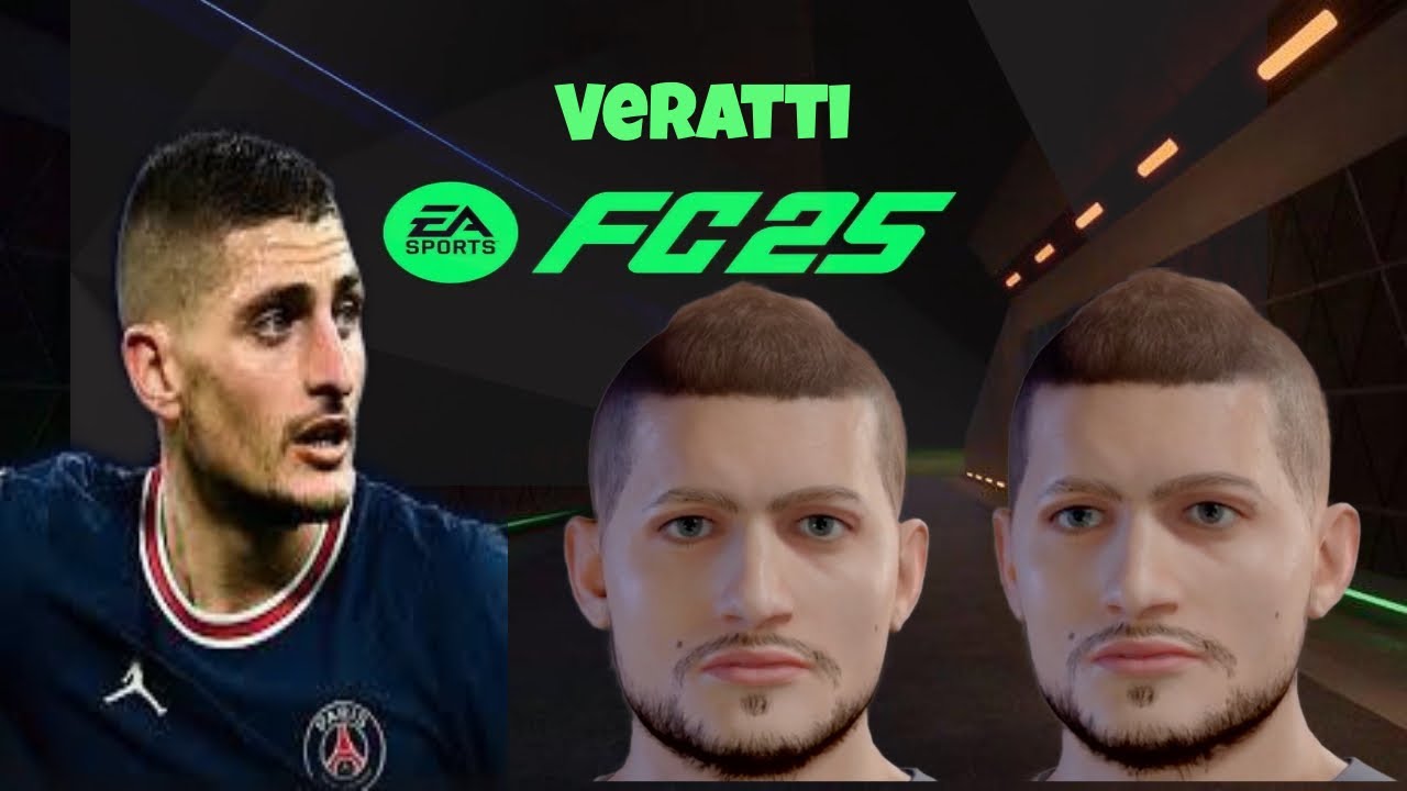 How to make Marco Veratti in EAFC 25 | Marco Veratti Pro Clubs/ Career Mode Face Tutorial