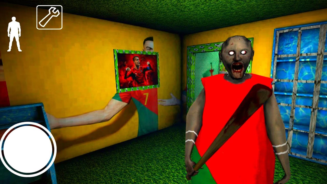 Granny becomes ronaldo 😯 || granny horror sewer escape challenge