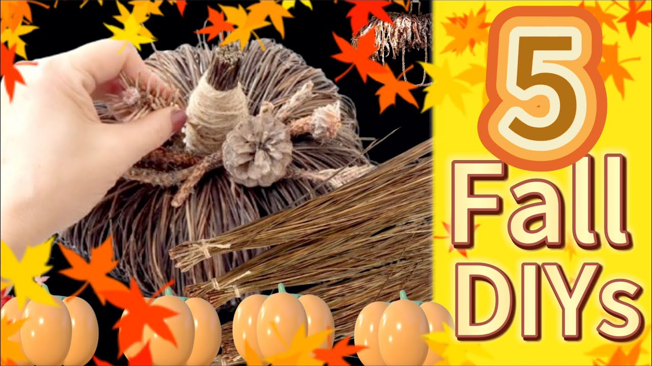 5 Adorable Fall DIYs you probably haven't seen and want to try ❤️ | Fall Decor