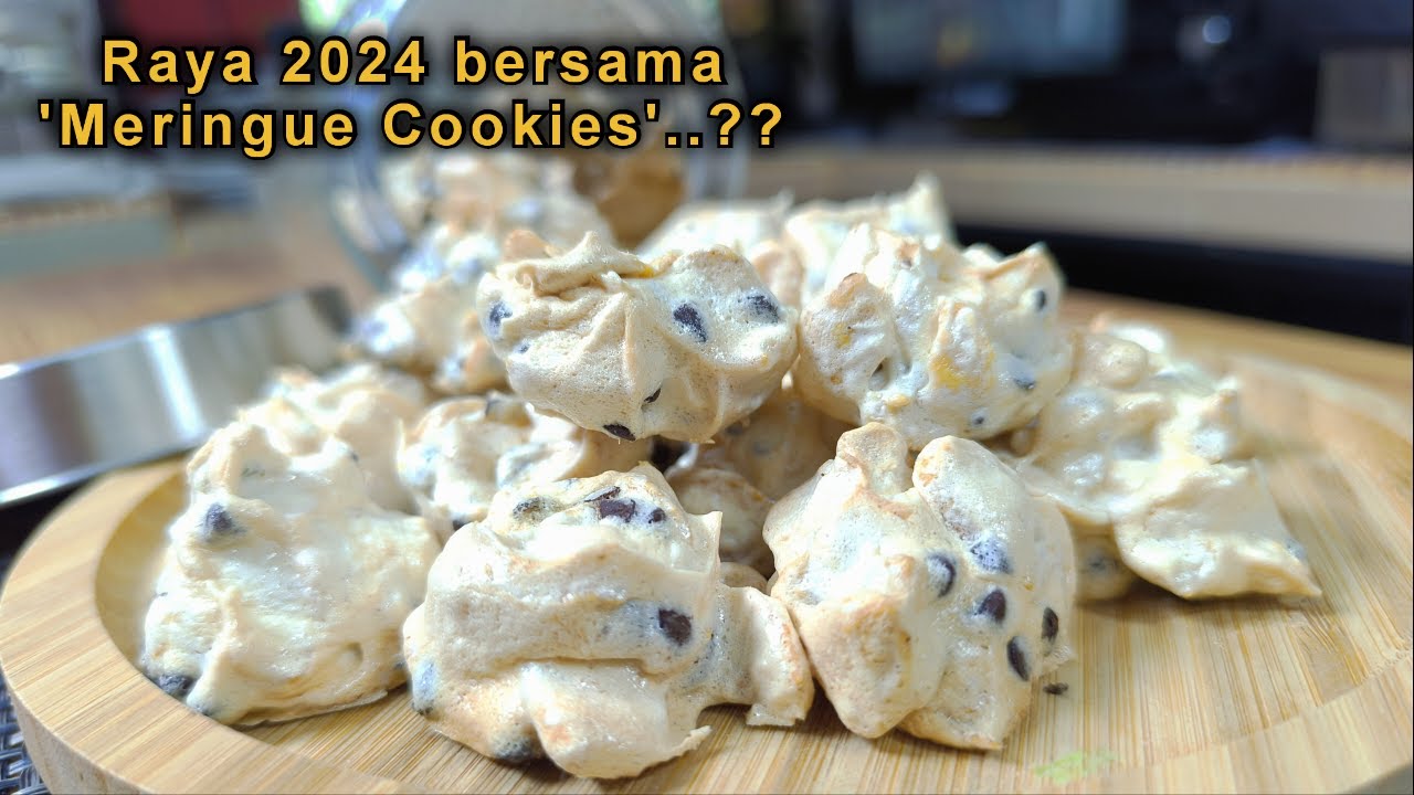 Resepi Biskut Cornflakes Coklat Chip @ Meringue cookies 🌟