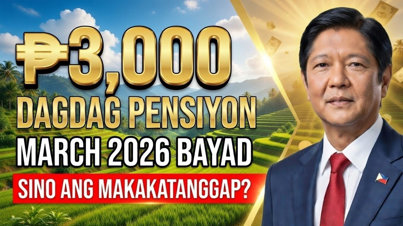 ₱3,000 EXTRA PENSION! Kasama sa March 2026 Payment Cycle – Alamin Kung Sino ang Makakatanggap