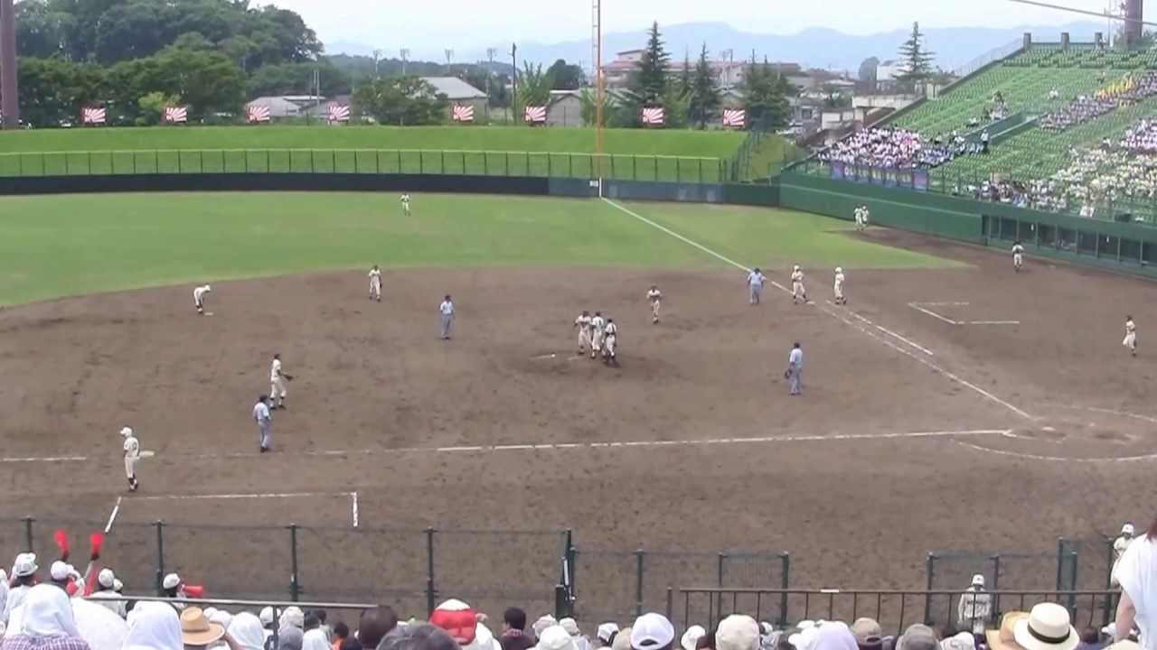 2013 7 21 全国高校野球選手権岩手大会　水沢ー盛岡大付