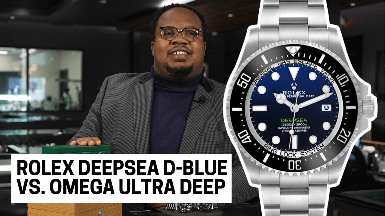 Rolex Deepsea Cameron против Omega Ultra Deep: какие часы для экстремального дайвинга подойдут им...