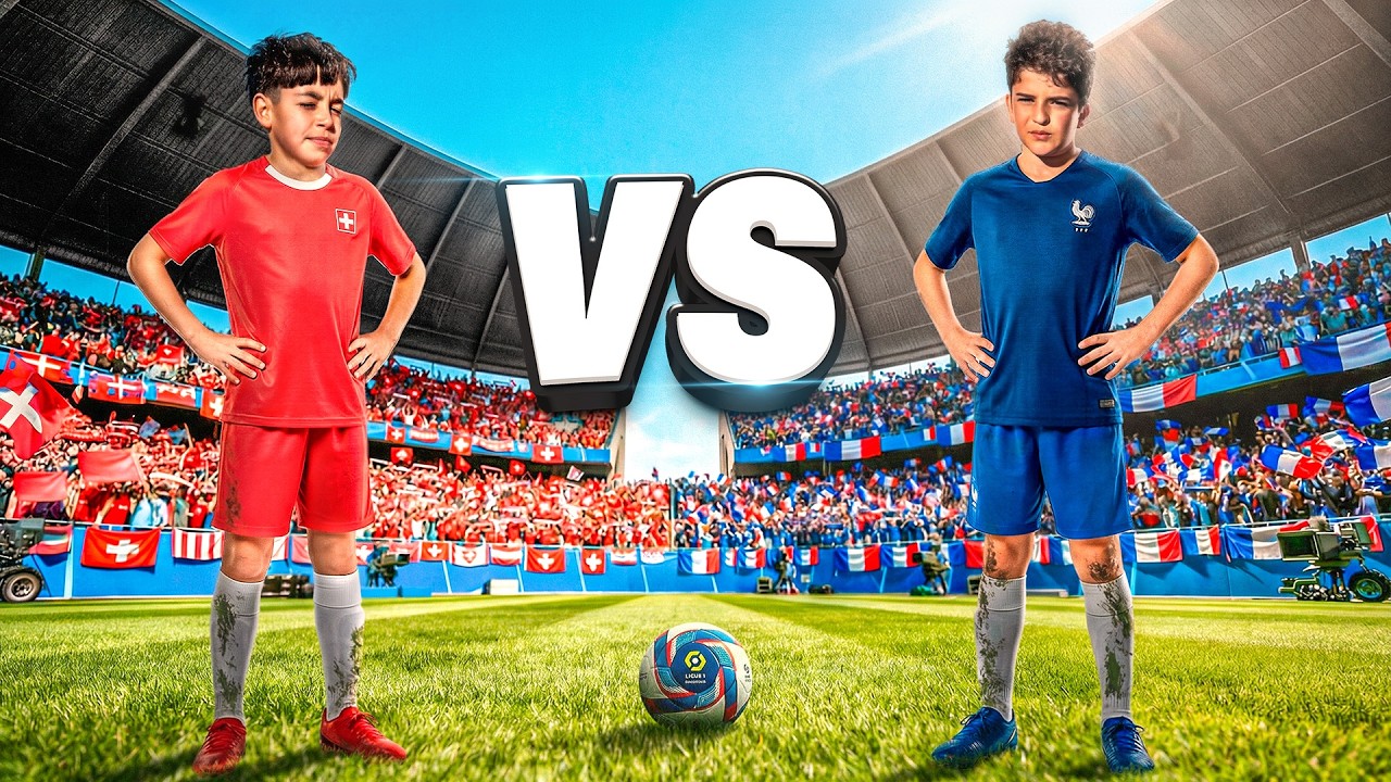 MON PETIT FRÈRE AFFRONTE EN 1VS1 UNE FUTUR STAR DE FOOT SUISSE ! Il est bouillant ! #1