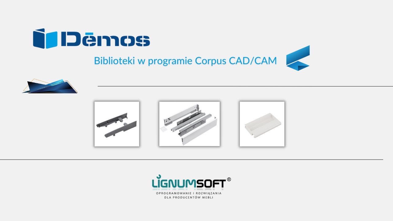 Biblioteki materiałowe DEMOS w programie Corpus CAD/CAM