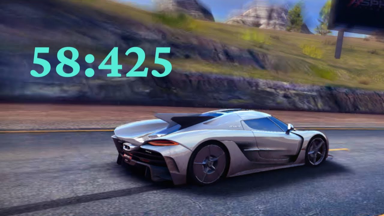Asphalt 8 - The River Fort - Jesko Absolut - 58:425
