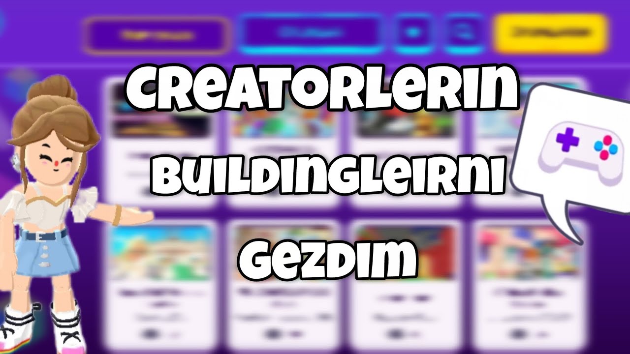 PKXD'DE CREATORLERİN BUİLDİNGLERİNİ GEZDİM🎮  